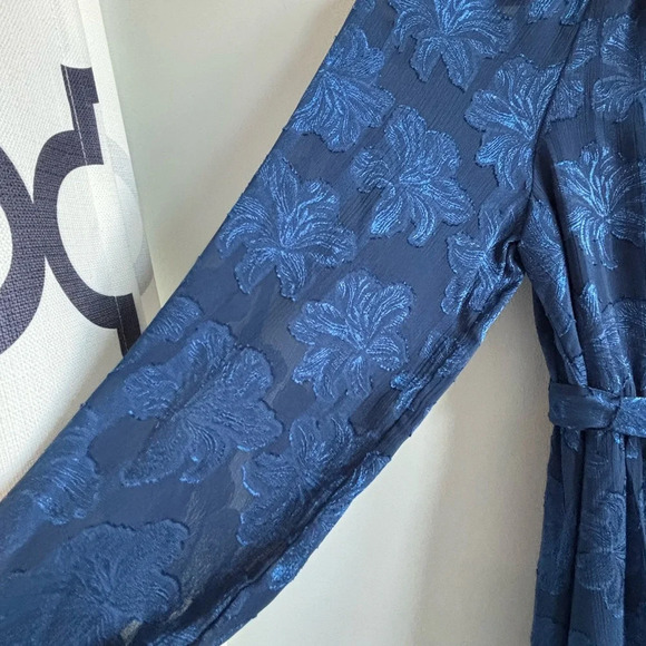 NWT GB Social Big Girls Jacquard Chiffon Dress - Picture 3 of 5